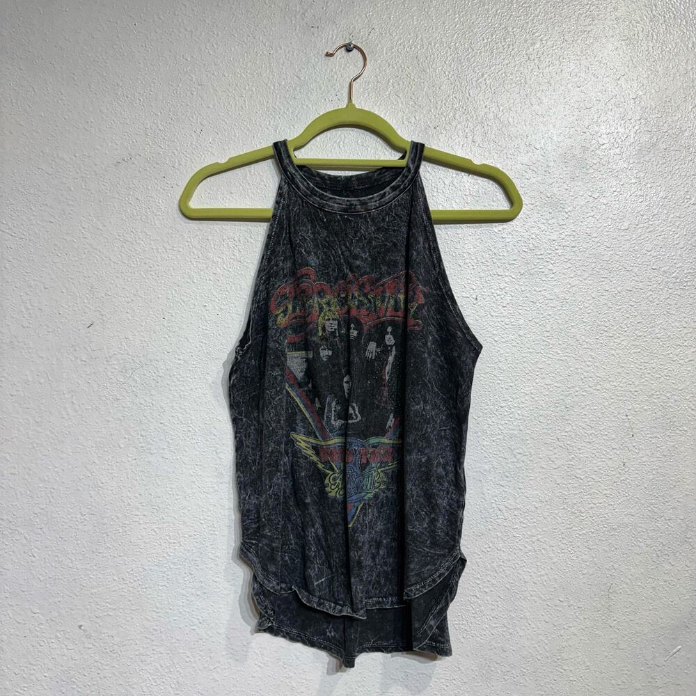 Project Karma Black Aerosmith Tank Top Sz L
